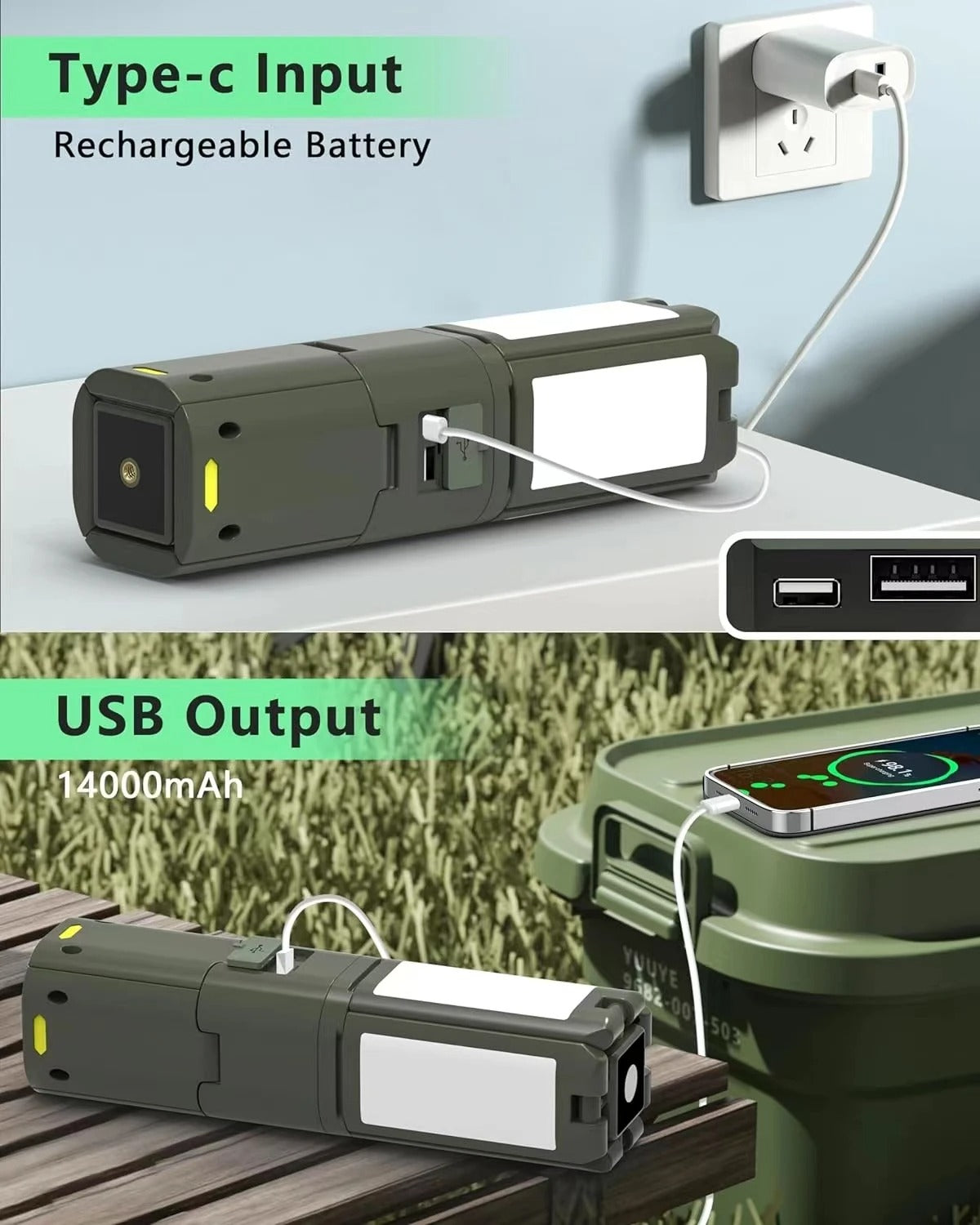 GoCamping Telescopic Camping Light Rechargeable