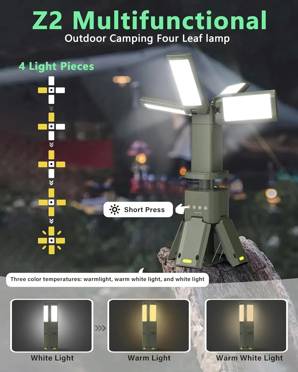 GoCamping Telescopic Camping Light Rechargeable