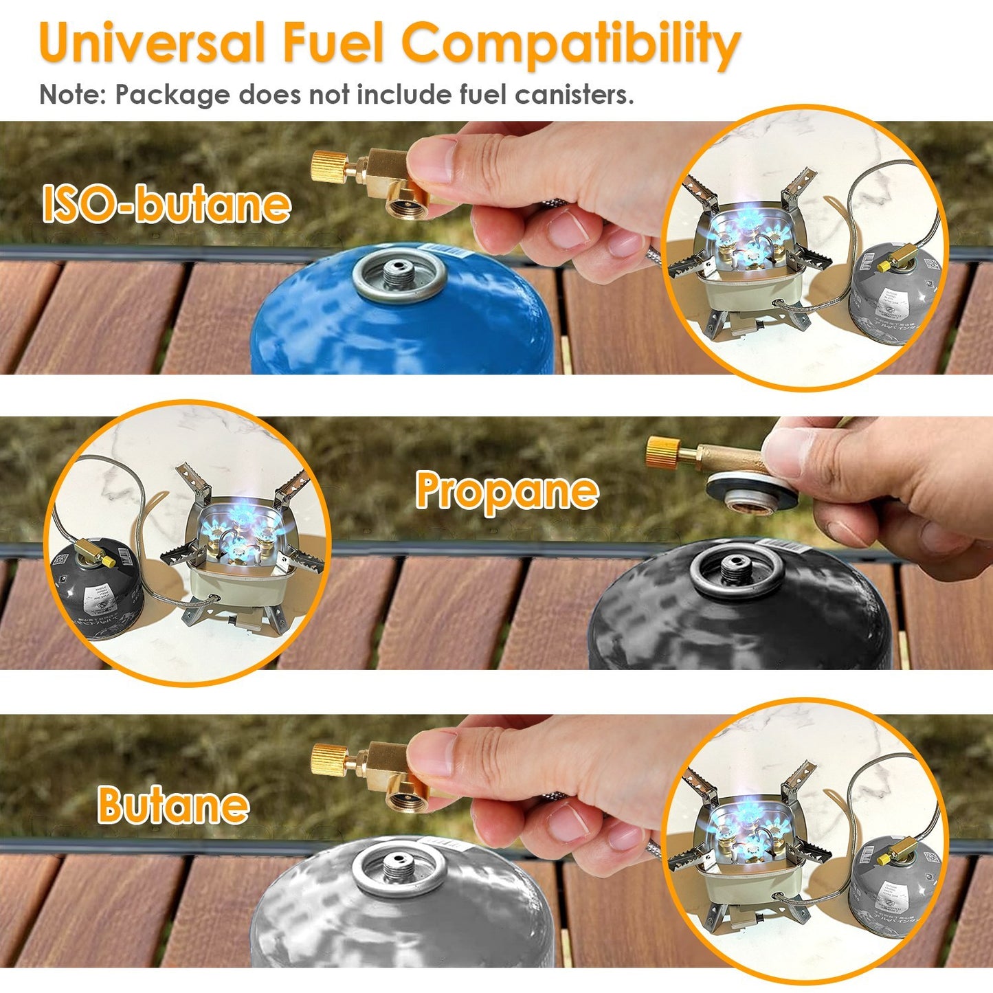 GoCamping 13000W Portable Windproof Camping Stove Five-head