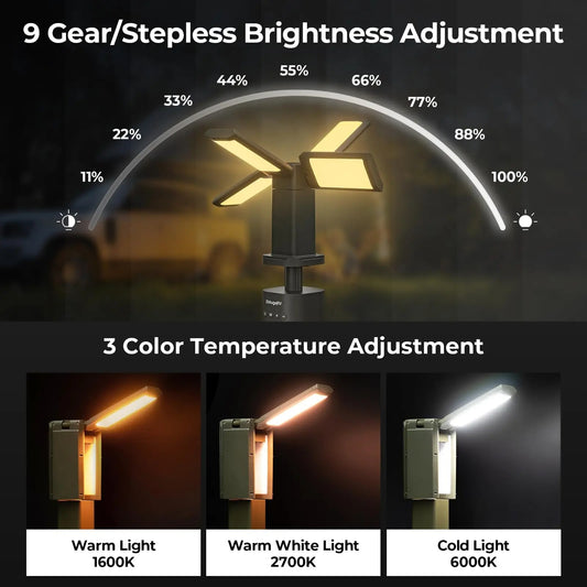 GoCamping Telescopic Camping Light Rechargeable